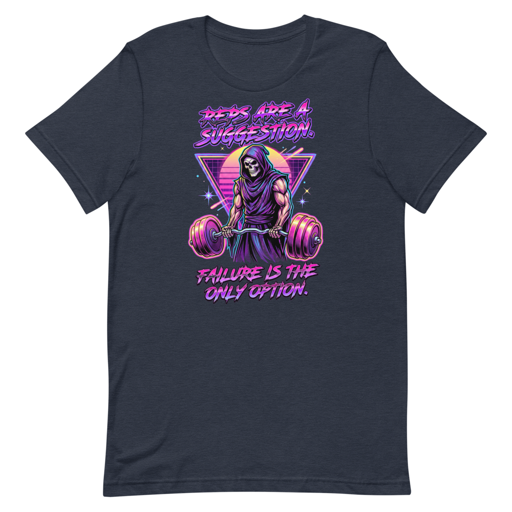 Grim Gains — Funny Gym Shirt for Lifters with Attitude