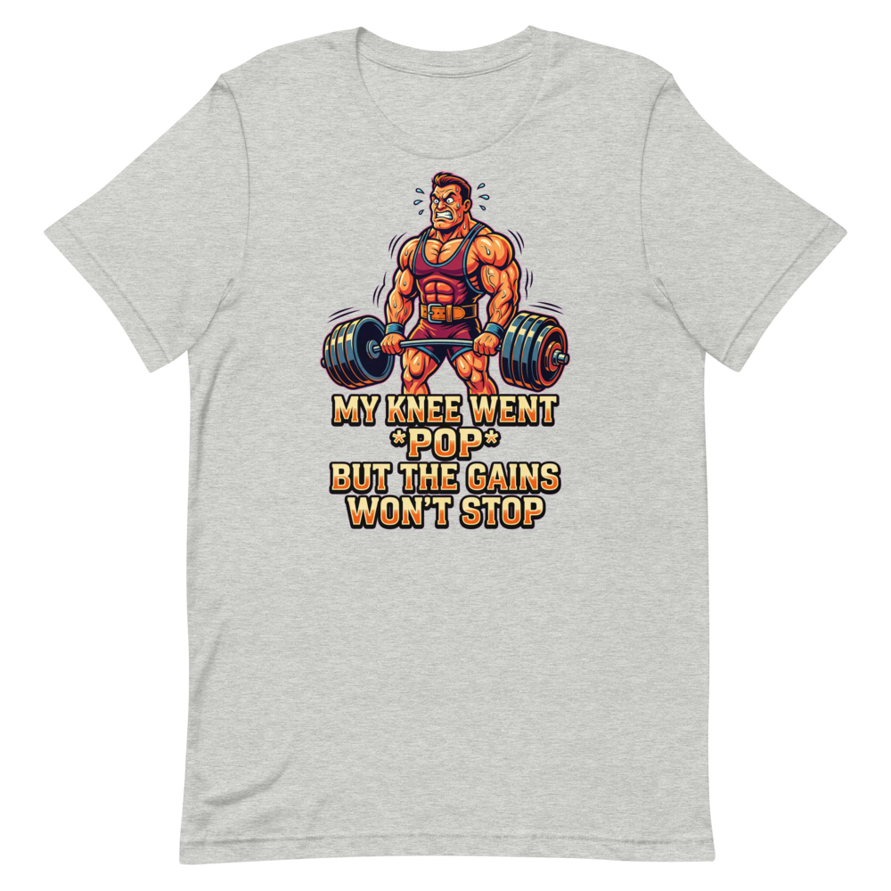 Gains Over Pains — Funny Gym Shirt for Lifters