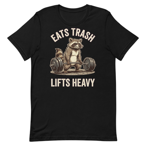 Lift Like a Raccoon — Funny Gym Shirt for Lifters