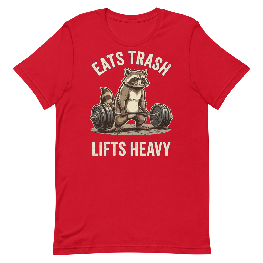 Lift Like a Raccoon — Funny Gym Shirt for Lifters