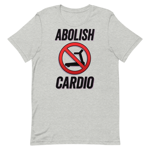 Cardio? Nah. Bold Statement Tee for Gym Haters
