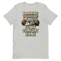 Comfort Zone Champion — Funny Gym Shirt for Struggling Lifters