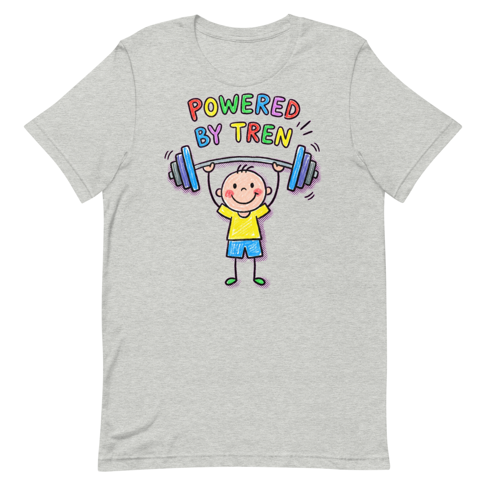 Crayon Powerhouse — Fun Gym Shirt for Lifters Who Laugh