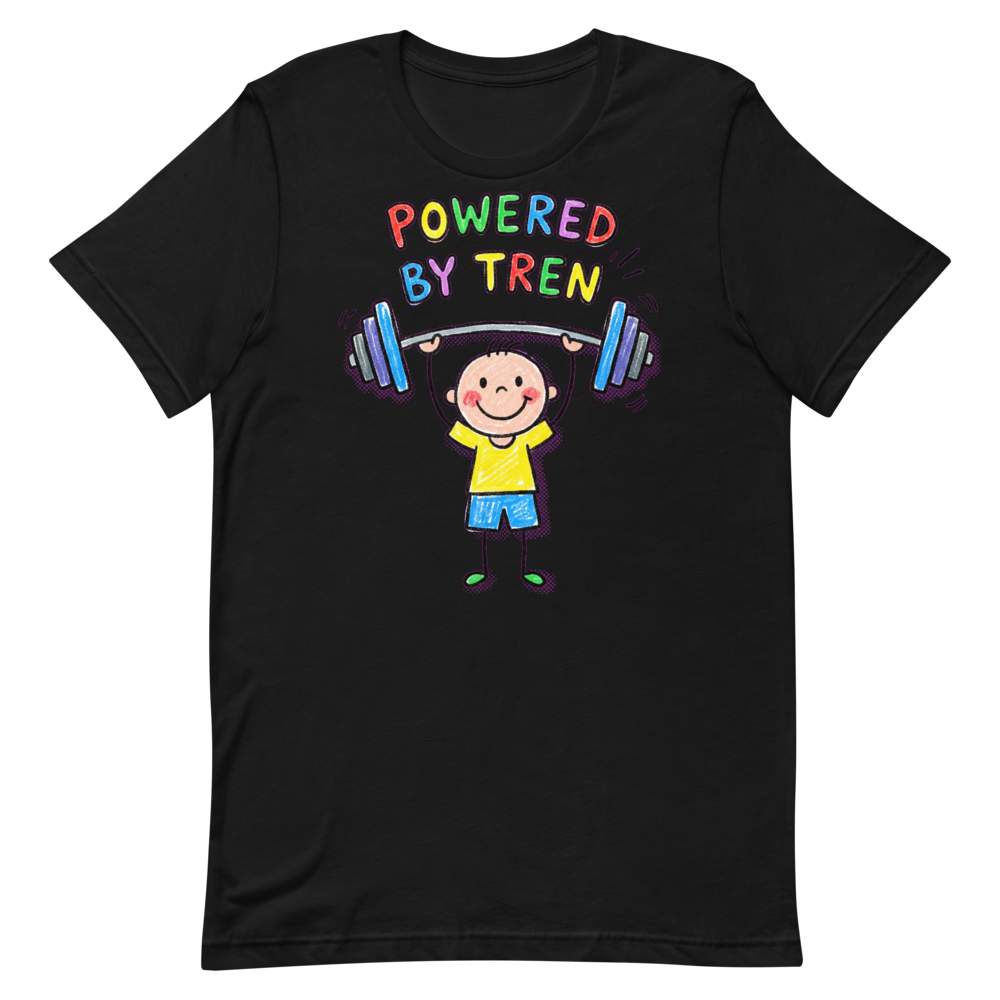 Crayon Powerhouse — Fun Gym Shirt for Lifters Who Laugh