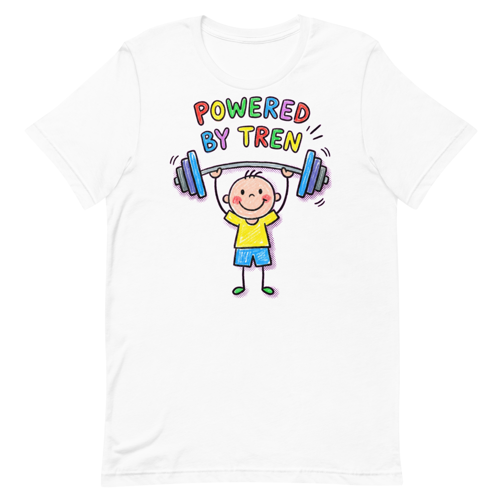 Crayon Powerhouse — Fun Gym Shirt for Lifters Who Laugh