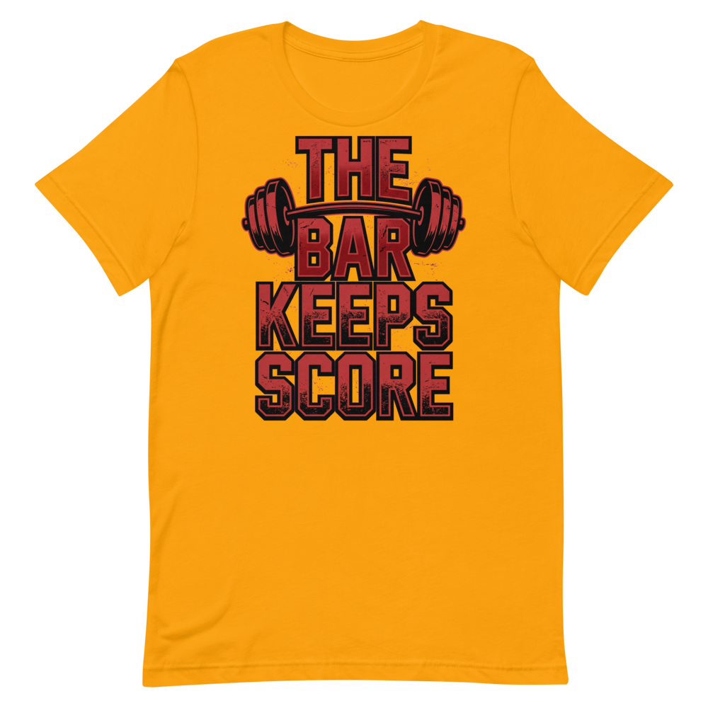 Bar Scorekeeper — Vintage Gym Shirt for Lifters & Drinkers