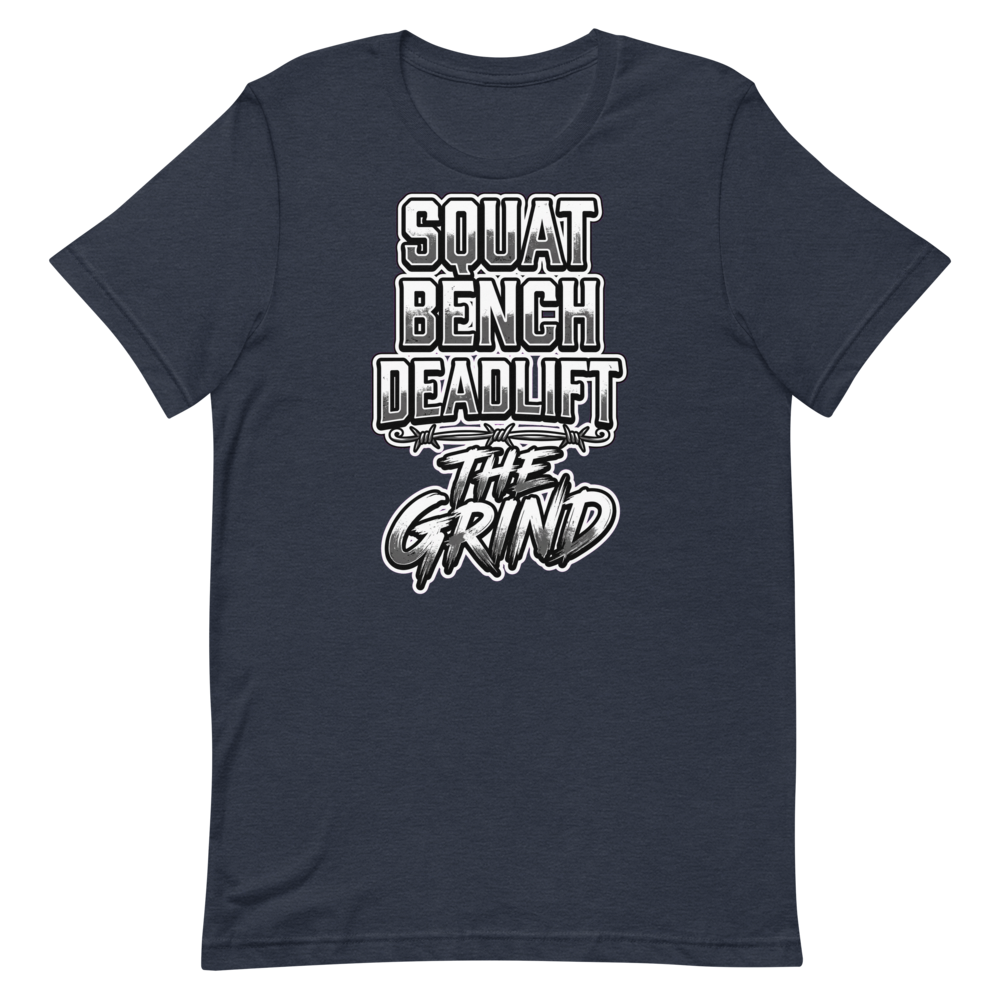 Grind Harder — Distressed Gym Tee for Serious Lifters