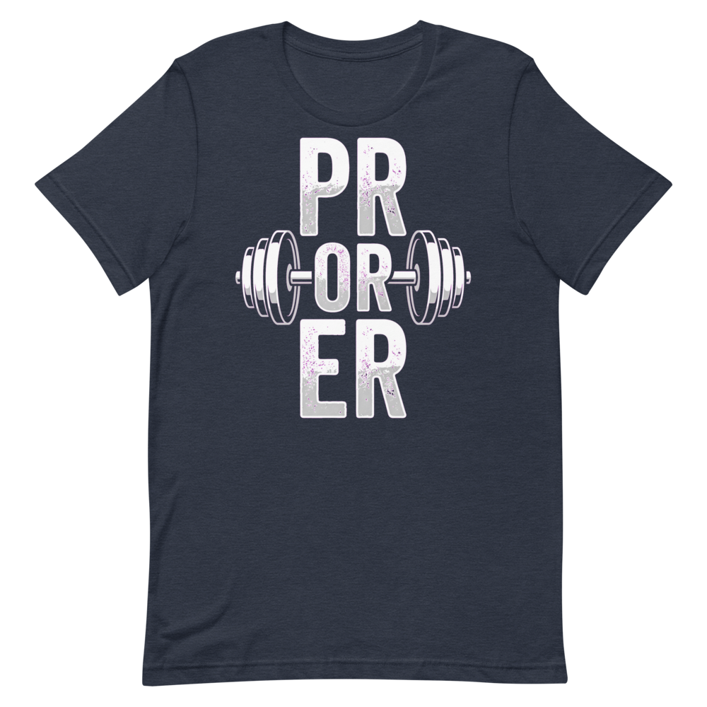 PR or ER — Hilarious Gym Shirt for Lifters and Gym Rats