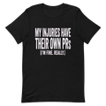 Injury Icon — Funny Gym Shirt for Lifters Who Lift Heavy