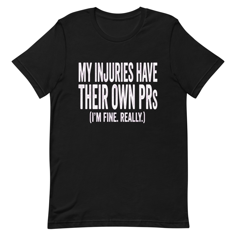 Injury Icon — Funny Gym Shirt for Lifters Who Lift Heavy