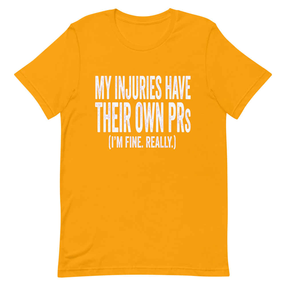Injury Icon — Funny Gym Shirt for Lifters Who Lift Heavy