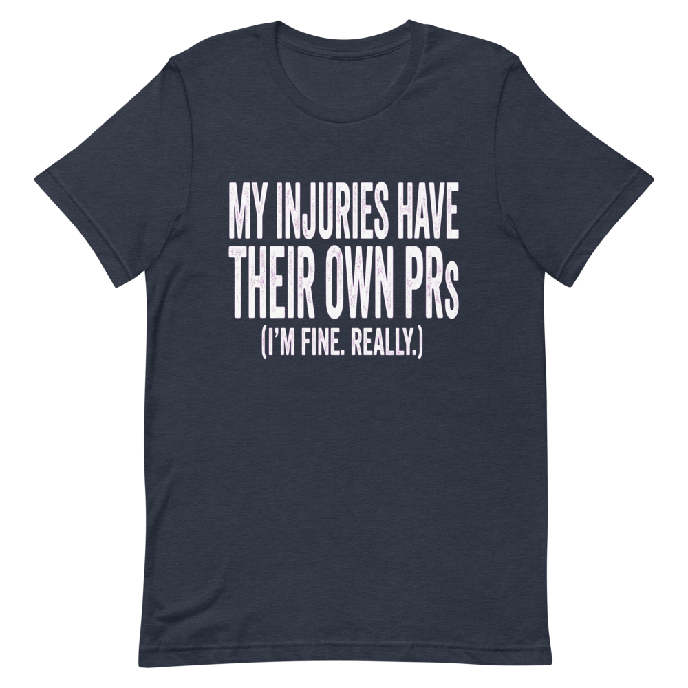Injury Icon — Funny Gym Shirt for Lifters Who Lift Heavy