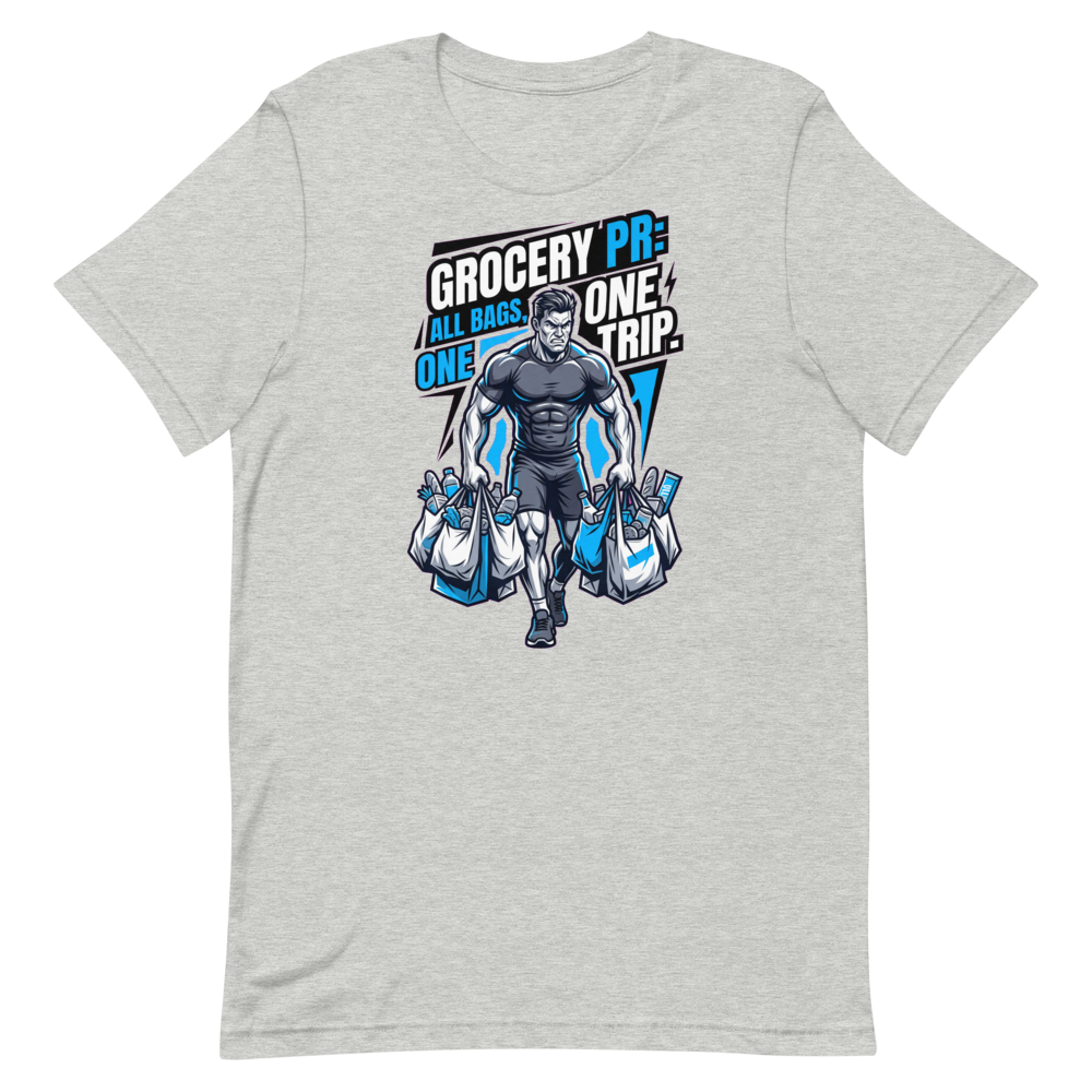 Grocery PR Champion — Funny Shirt for Gym Lovers