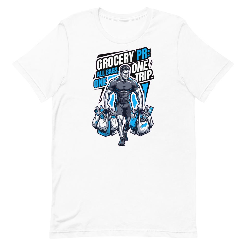 Grocery PR Champion — Funny Shirt for Gym Lovers