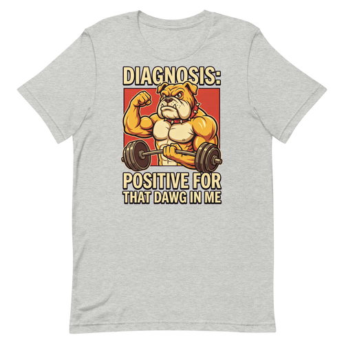 Dawg Flex Fever — Vintage Comic Shirt for Gym Lovers
