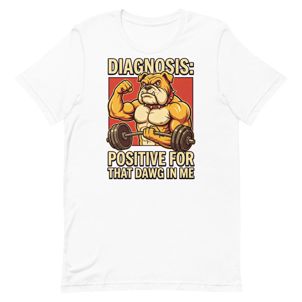 Dawg Flex Fever — Vintage Comic Shirt for Gym Lovers