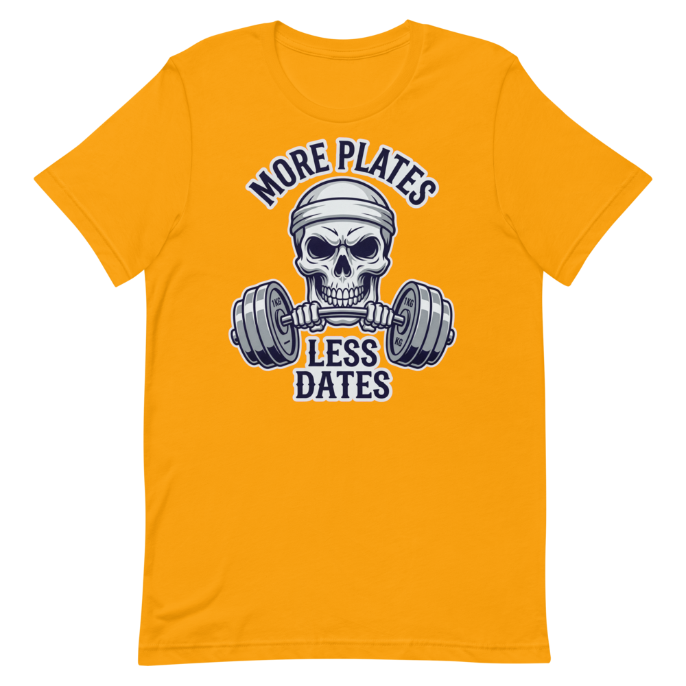 Skull Gains – Funny Gym Shirt for Lifters