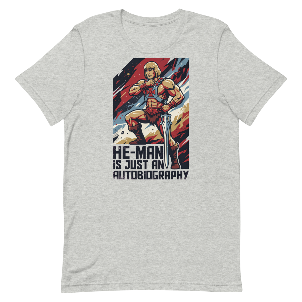 He-Man Vibes — Funny Graphic Tee for Powerhouse Fans