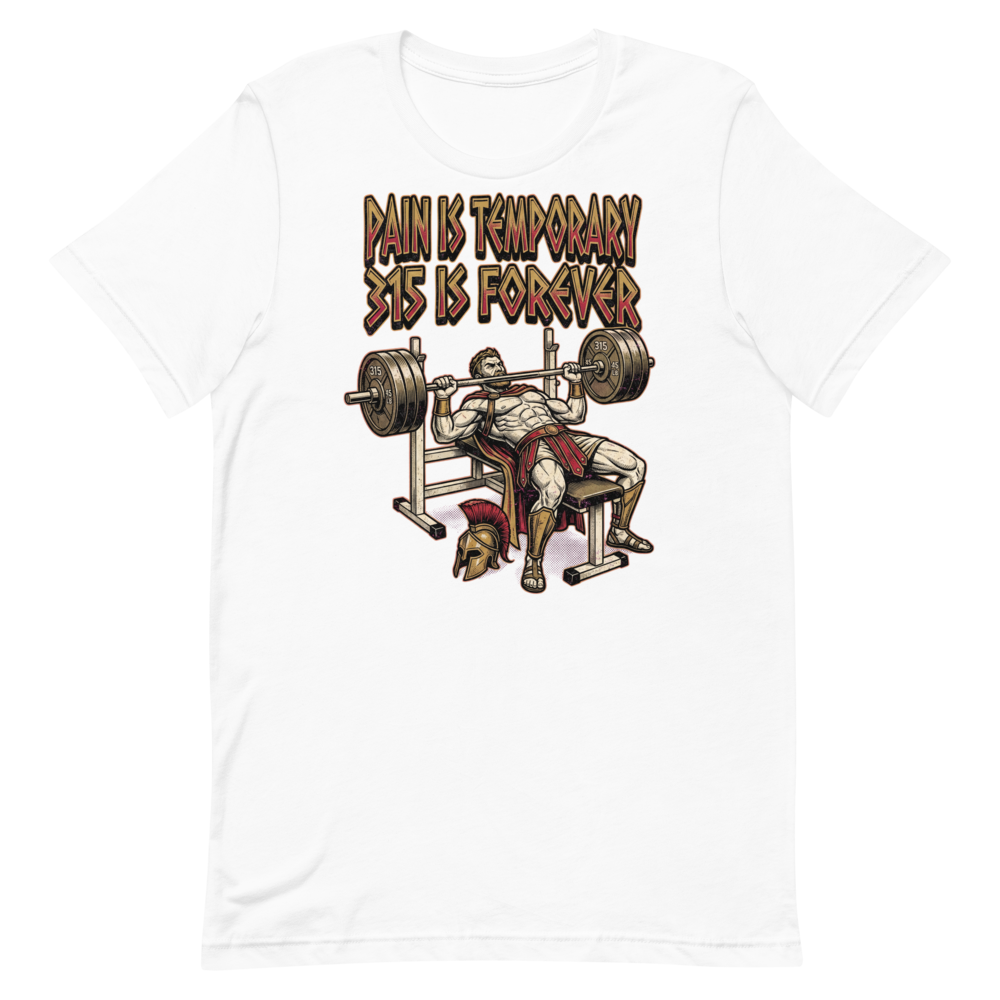 Pause It Coward — Spartan Gym Shirt for Bold Lifters